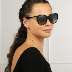 NEW JIMMY CHOO ILANA/F/SK DXF9O JIMMY CHOO WUMEN\'S SUNGLASSES JIMMY CHOO NEW JIMMY CHOO CAT EYE BLACK WOMEN SUNGLASSES  main image 4